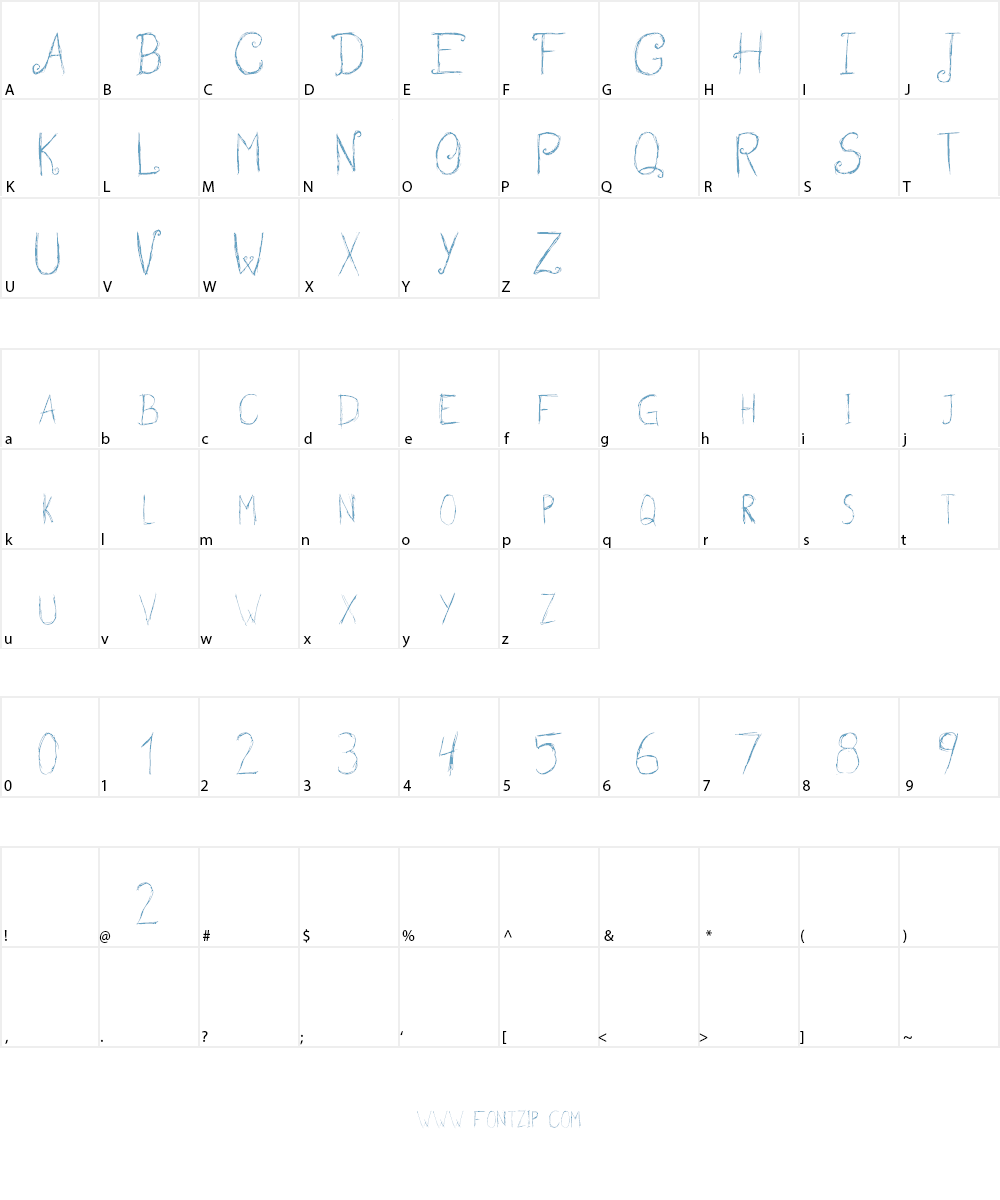 Wedding Garden Font Character